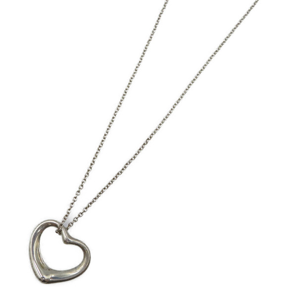 Tiffany Open Heart Necklace Silver